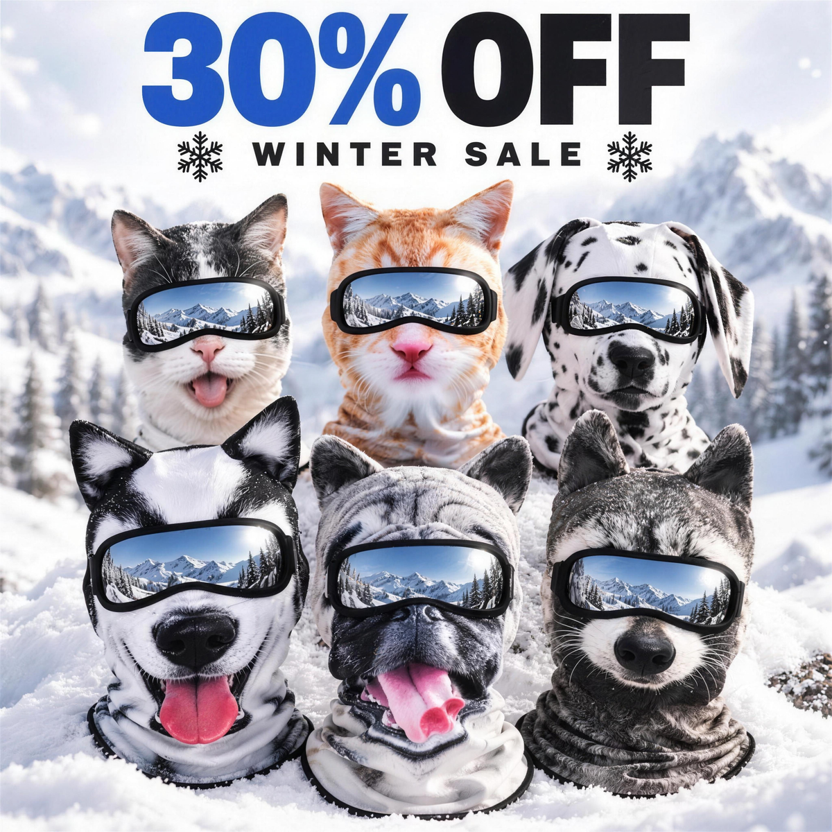 Slope Zoo Ski Mask